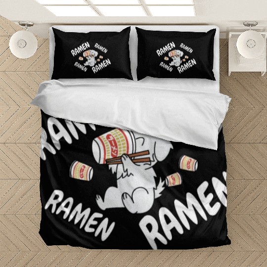 Great Pyrenees Instant Ramen Noodles Bedding Sets