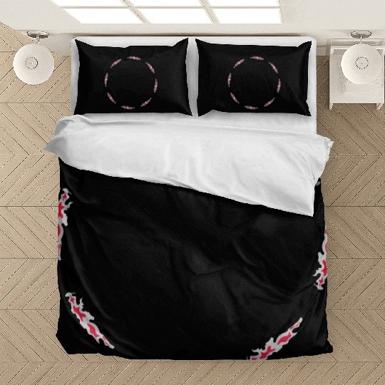 circle koi fish nishikigoi Bedding Sets