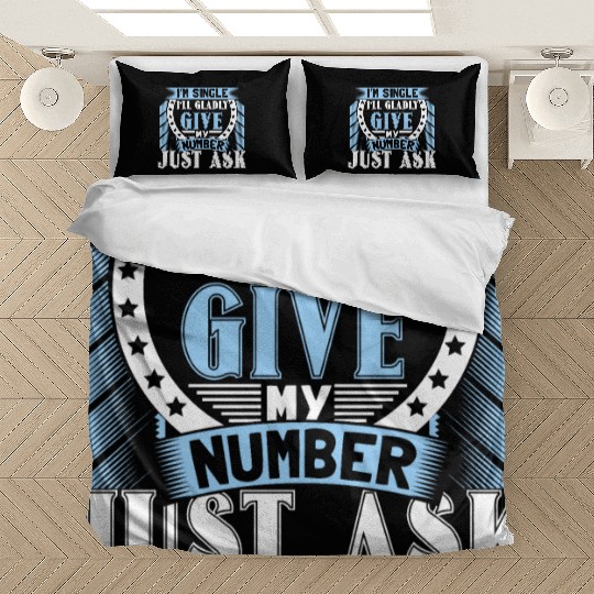 Single Independent Relationship Status Gift Idea Bedding Sets