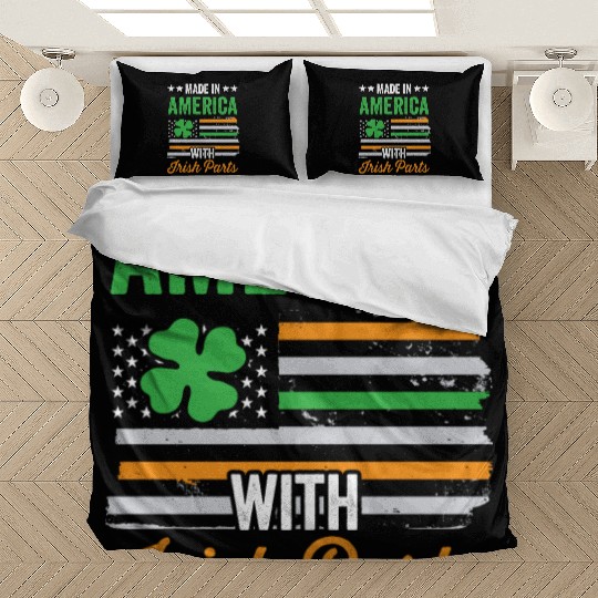 Made In America With Irish Parts Ireland Gaelic Bedding Sets