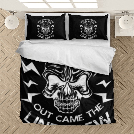 The Wind Blew Shit Flew Out Came The Line Crew Bedding Sets