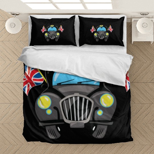 Taxi Hackney the black cab in London Bedding Sets