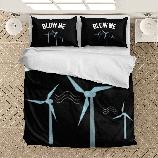 Blow Me Wind Renewable Energy Windtech Windmill Bedding Sets