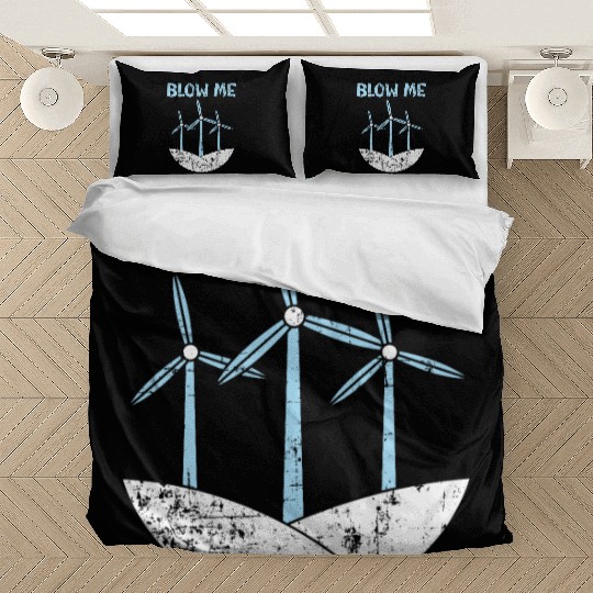 Blow Me Wind Renewable Energy Windtech Windmill Bedding Sets