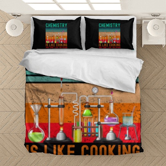 Funny chemistry lab chemical laboratory technician Bedding Sets