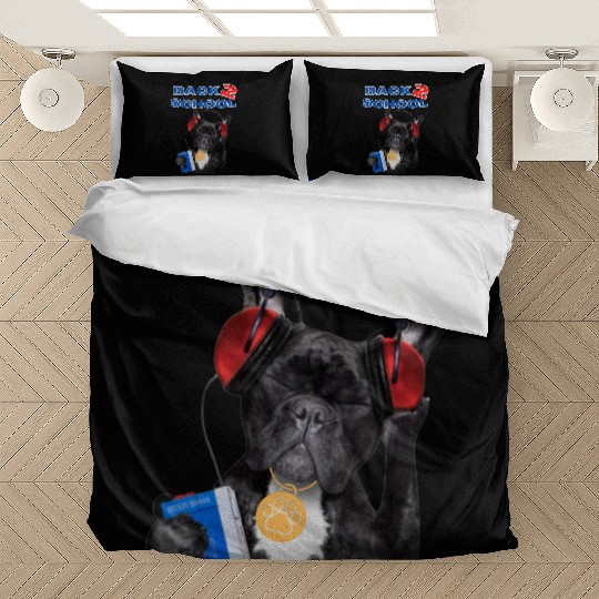 FRENCH BULLDOG BACK 2 SCHOOL aka BACK TO SCHOOL Bedding Sets