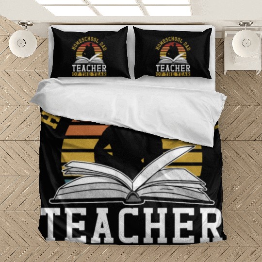 Homeschool Dad Teacher Of The Year Homeschooling Bedding Sets