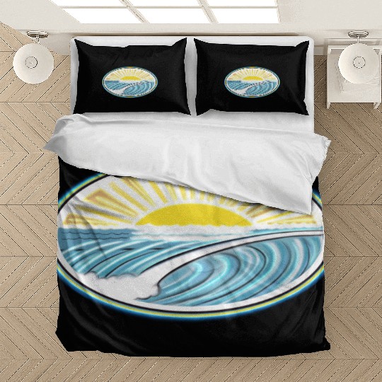 Surf Sunrise Oval Bedding Sets