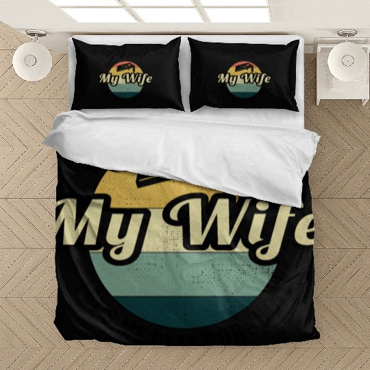 Cornhole Bean Bag Toss Lawn Game Husband Wife Bedding Sets