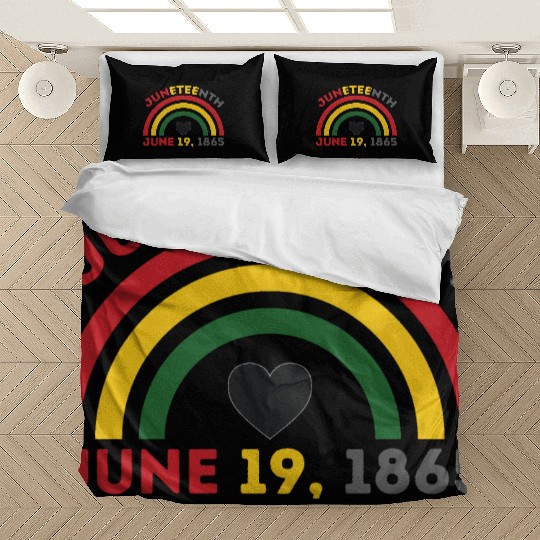 JUNETEENTH June 19th Black African American Day Bedding Sets