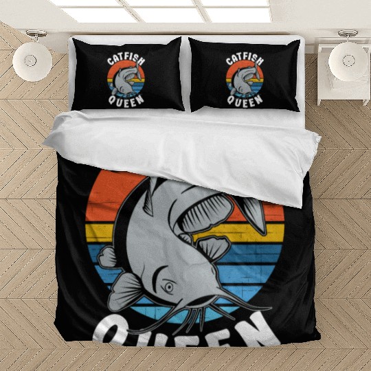 Wels Catfish Design For A Catfish Queen Bedding Sets