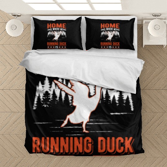 Home Is Where My Running Duck Laufente Bedding Sets