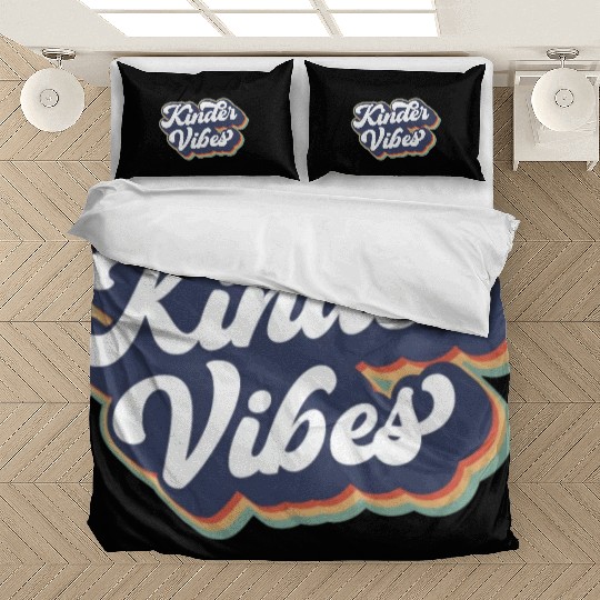 Kinder Vibes Teacher School Time Fun Bedding Sets