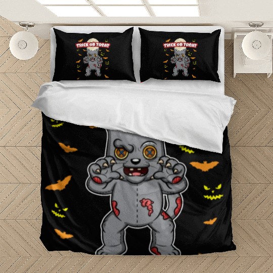 Trick Or Treat Scary Creepy Halloween Monster Bedding Sets
