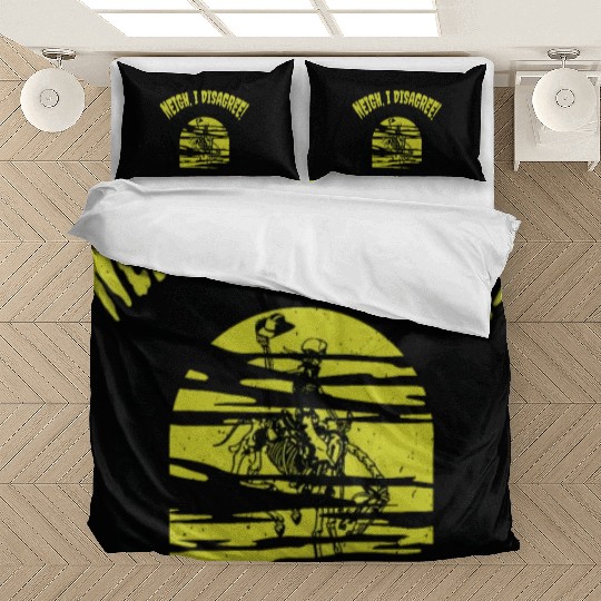 Halloween Cowboy Skeleton Fun Horse Riding Bedding Sets