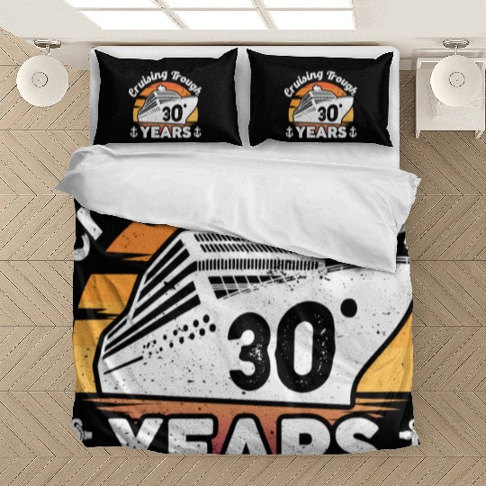 Cruising Trough 30 Years Anniversary Bedding Sets
