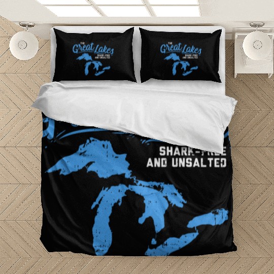 Great Lakes Shark Free & Unsalted Summer Vacation Bedding Sets