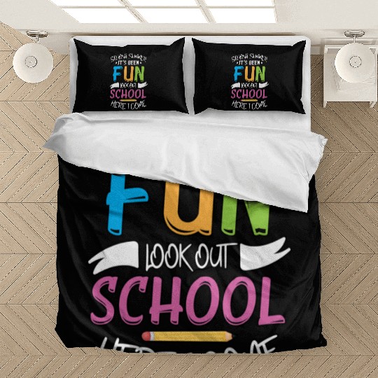 So Long Summer It s Been Fun Look out School Here Bedding Sets