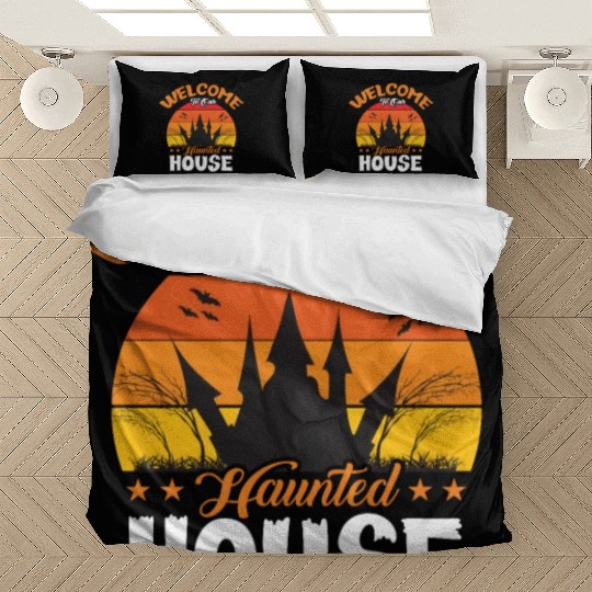 Welcome To Our Haunted House Bedding Sets