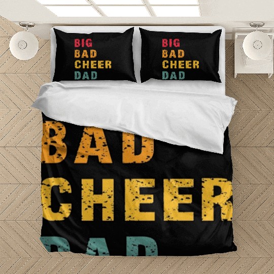 Big Bad Cheer Dad Funny Parent Father Awesome Bedding Sets