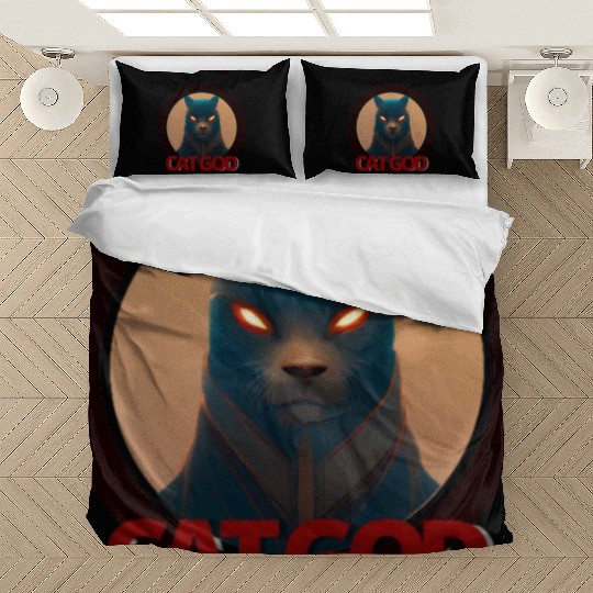 Samurai Cat God Bedding Sets