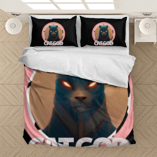 Samurai Cat God Bedding Sets