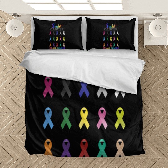 Cancer Sucks In Every Color Fighter Fight Support Bedding Sets