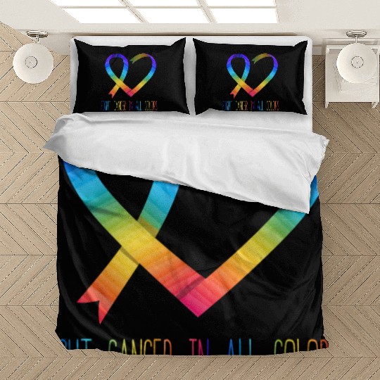 Cancer Sucks In Every Color Fighter Fight Support Bedding Sets