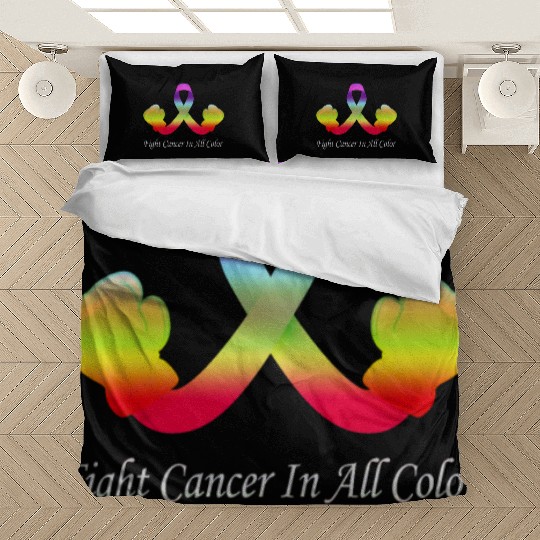 Cancer Sucks In Every Color Fighter Fight Support Bedding Sets