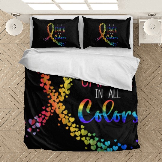 Cancer Sucks In Every Color Fighter Fight Support Bedding Sets