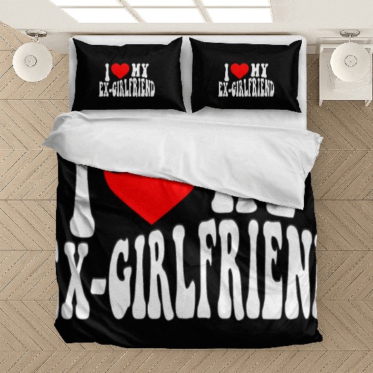 I Love My Ex Girlfriend stroke Bedding Sets