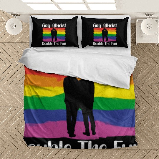 Gay LGBTQ Atheist Atheism Anti Religion Securalism Bedding Sets