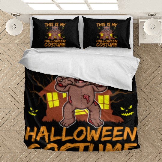 Scary Creepy Animal This Is My Halloween Costume Bedding Sets