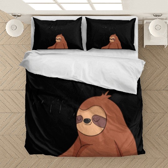 Relax and be Happy - Lazy Cute Funny Sloth Gift Bedding Sets