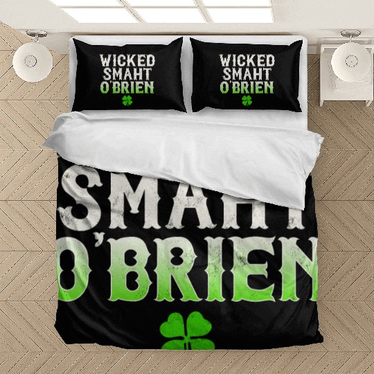Wicked Smaht O'Brien Clan Boston Irish Slang Bedding Sets