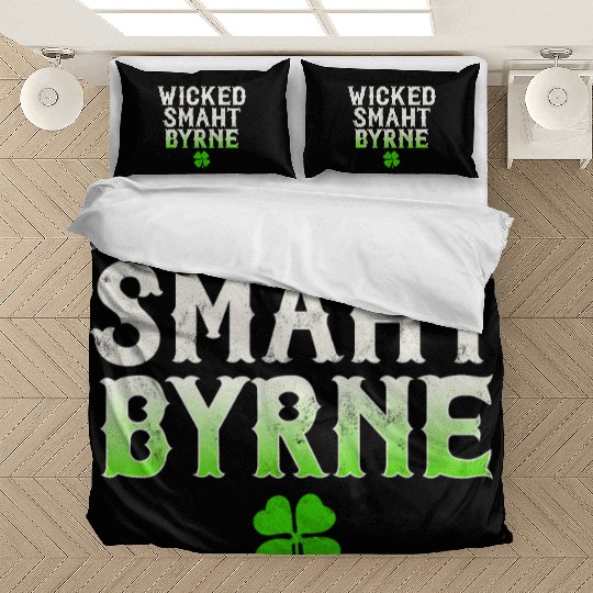 Wicked Smaht Byrne Clan Boston Irish Slang Bedding Sets