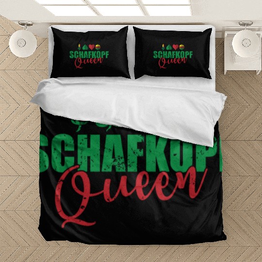 Schafkopf Queen Card Game playing Card Bedding Sets