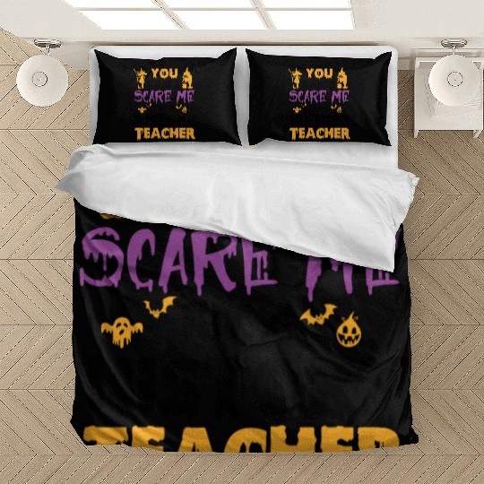 you can't scare me i'm a History teacher halloween Bedding Sets