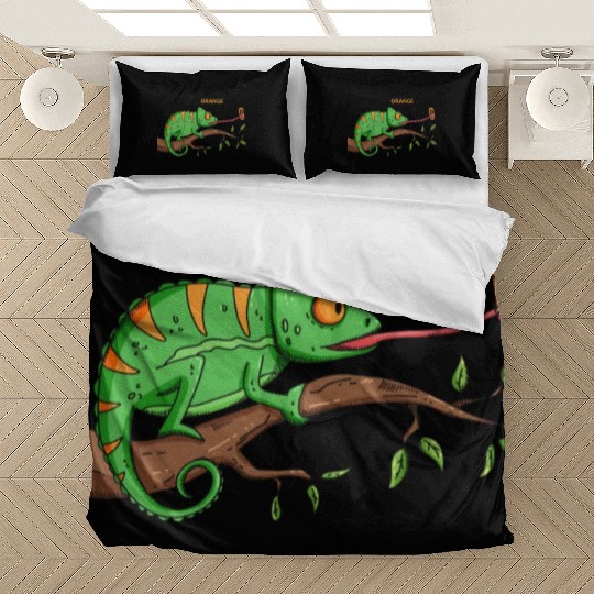 Bitcoin Chameleon BTC logo Crypto lover Hodl Bedding Sets