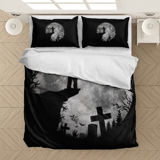 Halloween Werewolf Witchs Full Moon trick or treat Bedding Sets