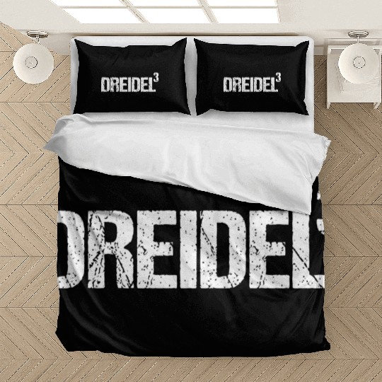 Funny Dreidel Dreidel Dreidel Cubed Hanukkah Math Bedding Sets