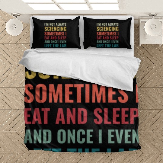 Science Chemist Funny Scientist Laboratory Bedding Sets
