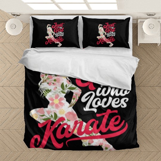 Flowers Karate Woman Girl Bedding Sets
