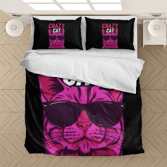 Cat Lover Cat Owner Funny Cat Meme I Crazy Cat Bedding Sets