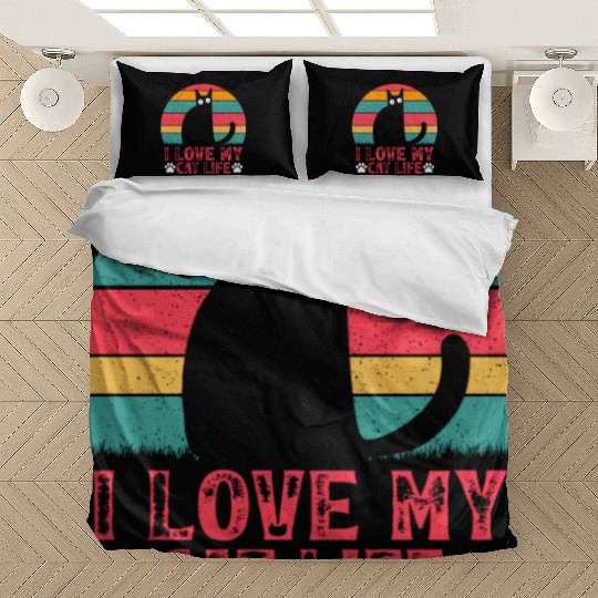 Funny Cat Meme Cat Owner Cat Lover I Love My Cat L Bedding Sets