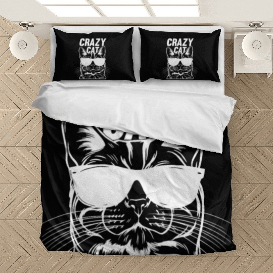 Cat Owner Cat Lover Funny Cat Meme I Crazy Cat Bedding Sets