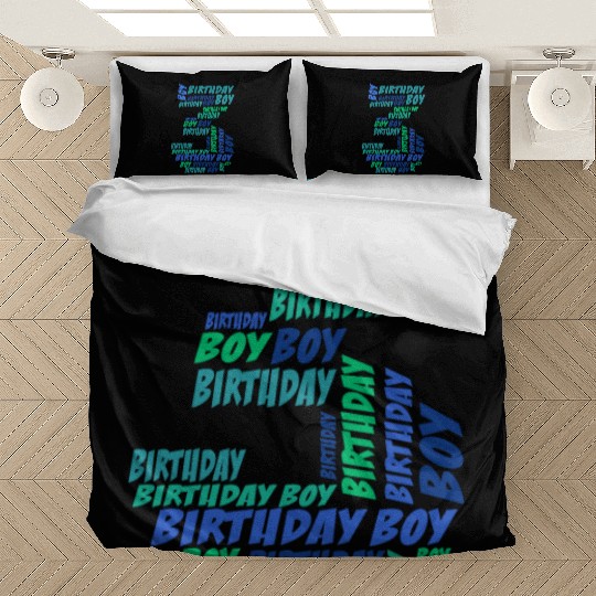 Birthday Boy 3rd Birthday | Boys Birthday Bedding Sets |