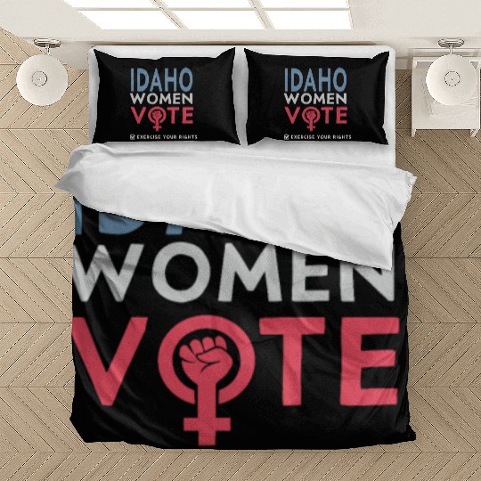 Idaho Women Vote Voter 2022 Election Feminist Bedding Sets