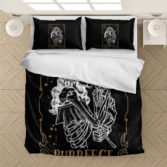 Kawaii Cat Tarot Card Occult Club Gothic Animal Bedding Sets