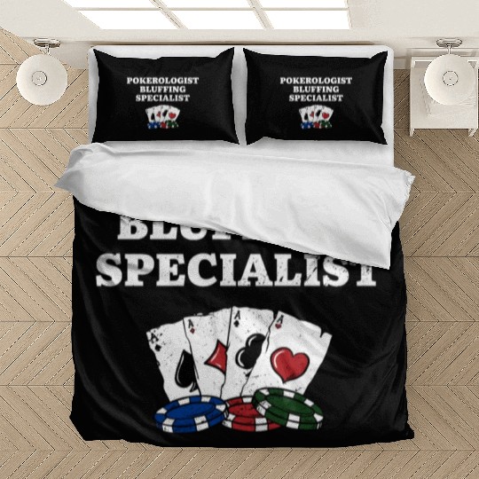 POKEROLOGIST Funny Poker Humor Poker Player Bedding Sets